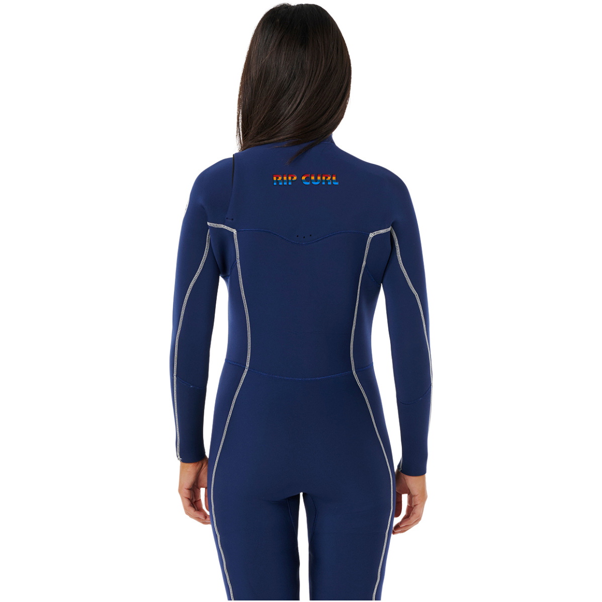 2025 Rip Curl Womens Steph Gilmore Dawn Patrol 4/3mm Chest Zip Wetsuit 16XWFS - Navy